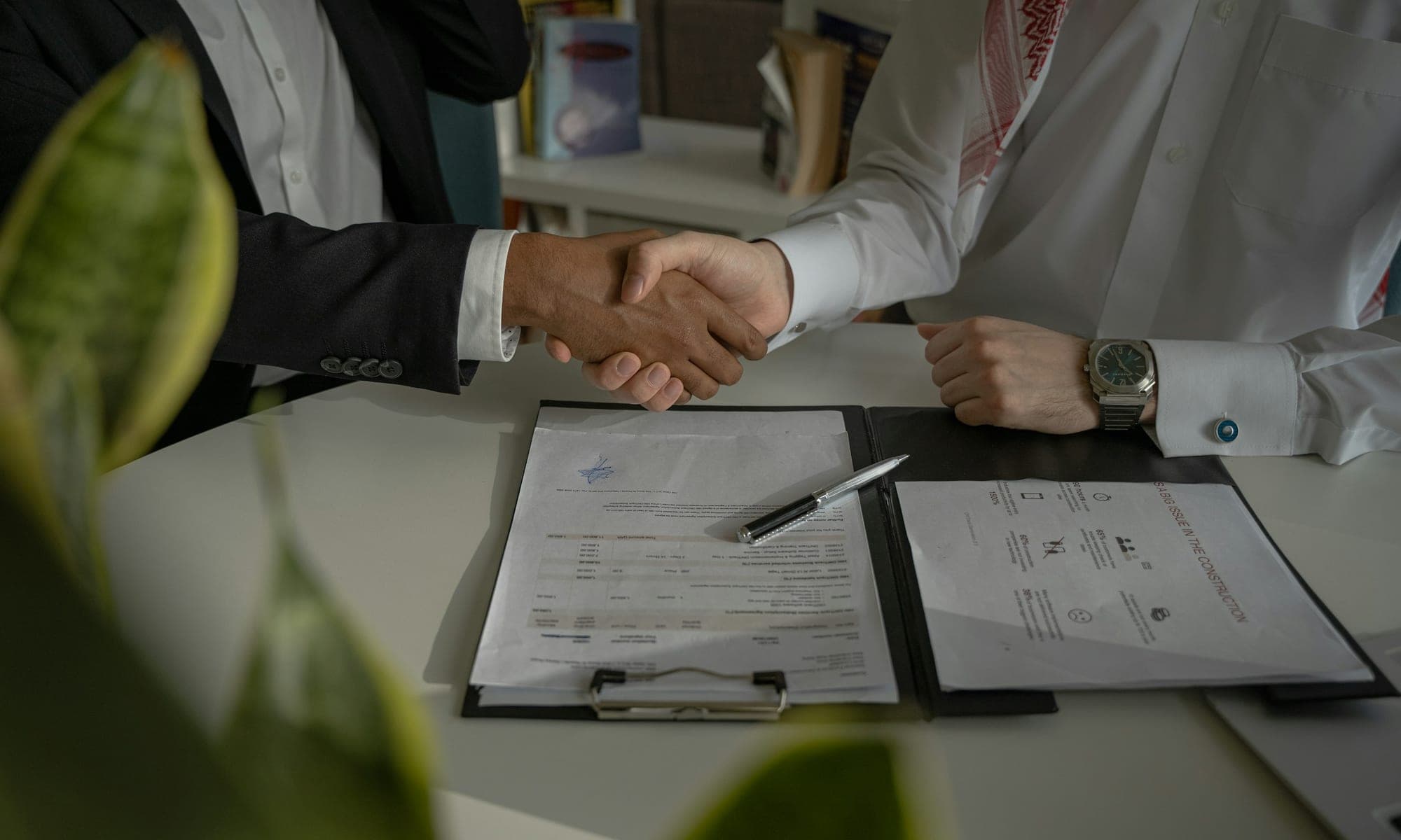 Handshake over signed documents